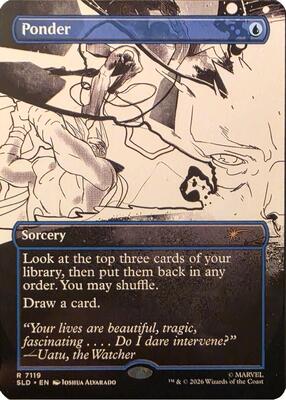 Ponder (7119) card from Secret Lair Drop Series