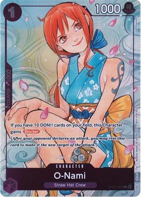 O-Nami (Dash Pack 2025) card from One Piece Promotion Cards