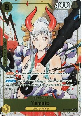 Yamato (Dash Pack 2025) card from One Piece Promotion Cards