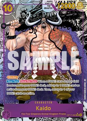 Kaido (062) (Manga) card from The World's Strongest Warriors