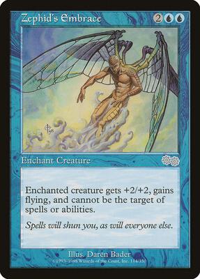 Zephid's Embrace card from Urza's Saga