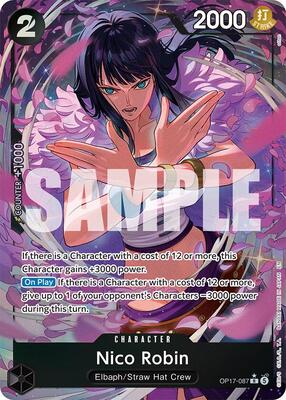 Nico Robin (Alternate Art) card from The World's Strongest Warriors