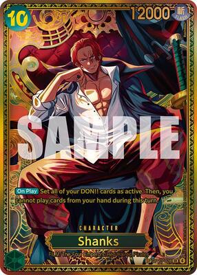 Shanks (OP13-028) (SP) card from The World's Strongest Warriors