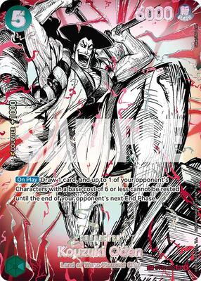 Kouzuki Oden (ST32-002) (SP) card from The World's Strongest Warriors