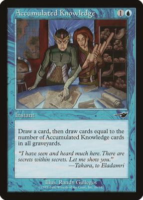 Accumulated Knowledge card from Nemesis