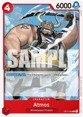 Atmos card from The World's Strongest Warriors