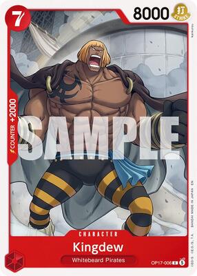 Kingdew card from The World's Strongest Warriors