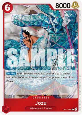 Jozu card from The World's Strongest Warriors
