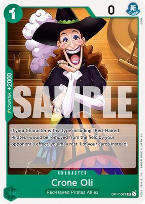 Crone Oli card from The World's Strongest Warriors