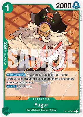 Fugar card from The World's Strongest Warriors