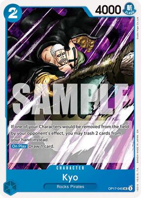 Kyo card from The World's Strongest Warriors