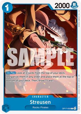 Streusen (050) card from The World's Strongest Warriors