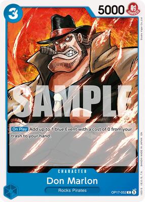 Don Marlon card from The World's Strongest Warriors