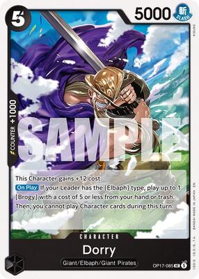 Dorry card from The World's Strongest Warriors