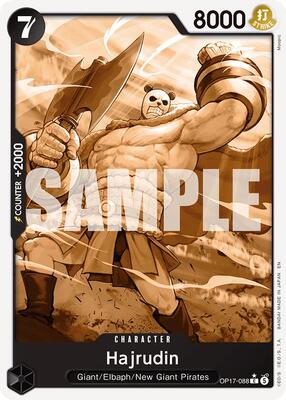 Hajrudin (Pandaman Art) card from The World's Strongest Warriors