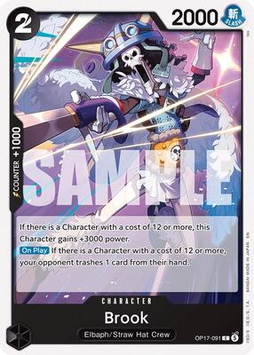 Brook card from The World's Strongest Warriors