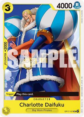 Charlotte Daifuku card from The World's Strongest Warriors