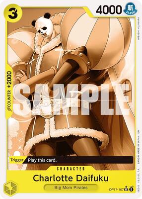 Charlotte Daifuku (Pandaman Art) card from The World's Strongest Warriors