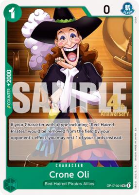 Crone Oli card from The World's Strongest Warriors Release Event Cards