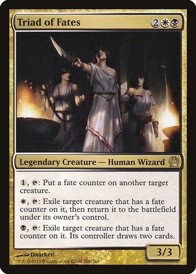 Triad of Fates card from Theros
