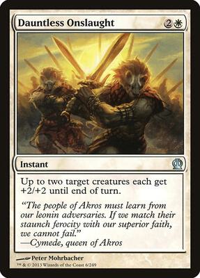 Dauntless Onslaught card from Theros