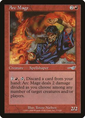 Arc Mage card from Nemesis