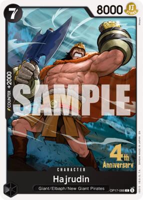 Hajrudin card from The World's Strongest Warriors Release Event Cards