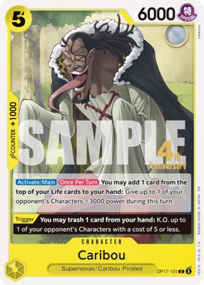 Caribou card from The World's Strongest Warriors Release Event Cards