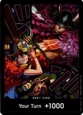 DON!! Card (Alternate Art) (Luffy and Loki) card from The World's Strongest Warriors
