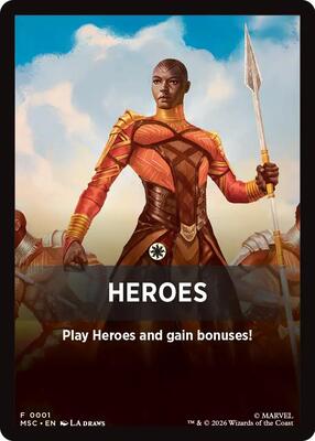 Heroes Theme Card card from Commander: Marvel Super Heroes