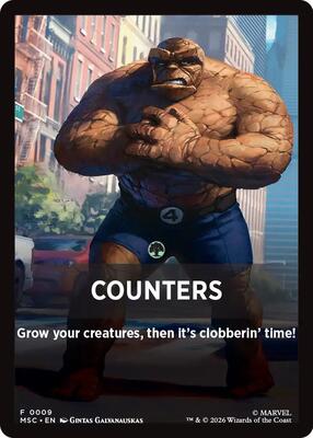 Counters Theme Card card from Commander: Marvel Super Heroes