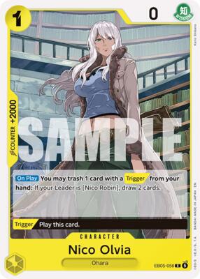 Nico Olvia card from Extra Booster: One Piece Heroines Edition Vol. 2