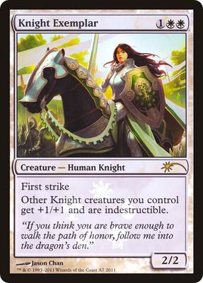 Knight Exemplar card from Media Promos