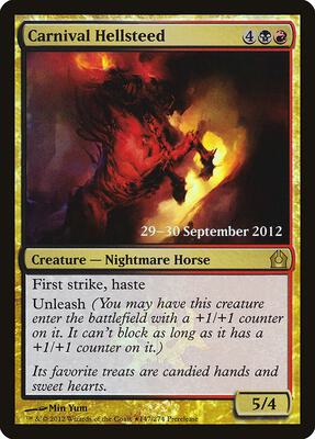 Carnival Hellsteed card from Prerelease Cards