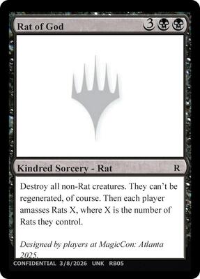 Rat of God card from Un-Known Event Playtest Cards