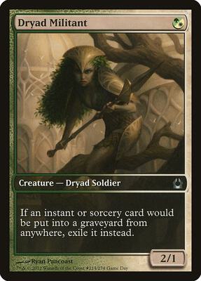 Dryad Militant card from Game Day & Store Championship Promos