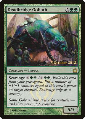 Deadbridge Goliath card from Launch Party & Release Event Promos