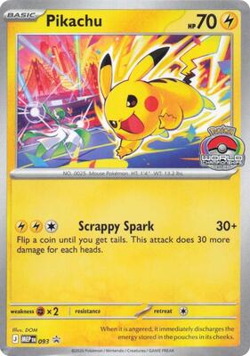 Pikachu - 093 card from ME: Mega Evolution Promo