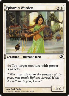 Ephara's Warden card from Theros
