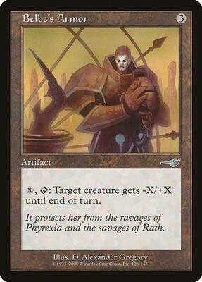 Belbe's Armor card from Nemesis