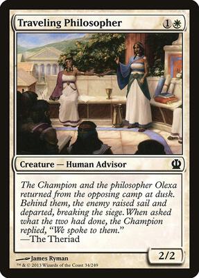 Traveling Philosopher card from Theros