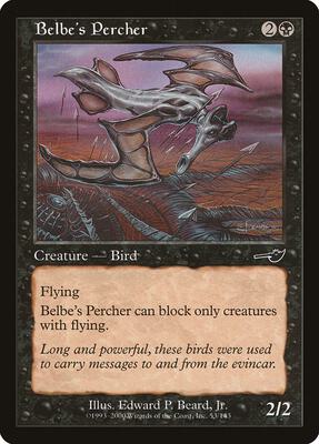 Belbe's Percher card from Nemesis