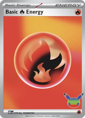 Basic Fire Energy - 010 (30th Celebration) card from MEE: Mega Evolution Energies