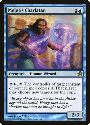 Meletis Charlatan card from Theros