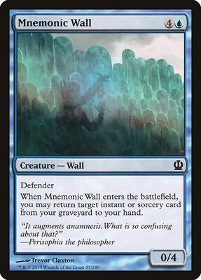 Mnemonic Wall card from Theros