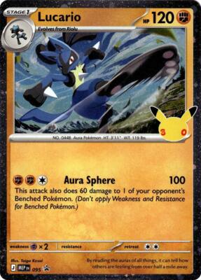 Lucario - 095 (30th Celebration) card from ME: Mega Evolution Promo