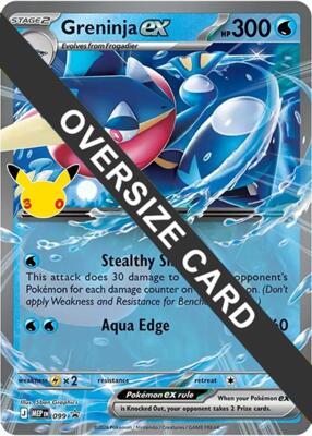Greninja ex - 099 (30th Celebration) card from Jumbo Cards