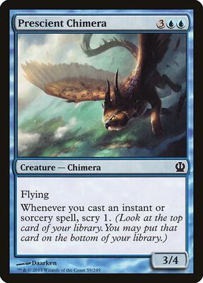 Prescient Chimera card from Theros