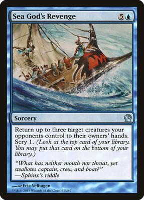 Sea God's Revenge card from Theros