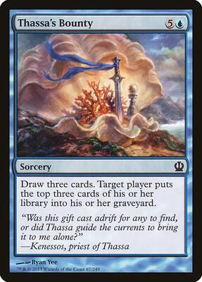 Thassa's Bounty card from Theros